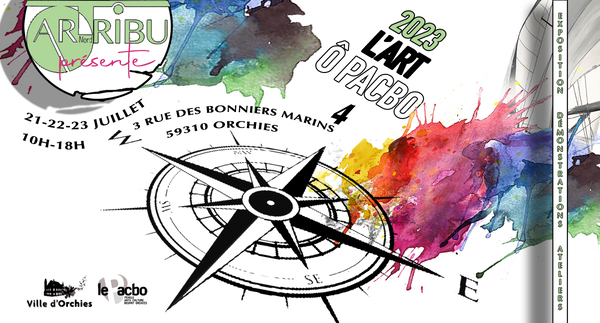 2023 L&rsquo;art au PABCO à Orchies avec l&rsquo;Association Artribu Nord
