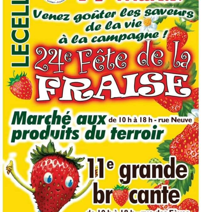 Fête de la fraise le 19 mai 2024 – Lecelles