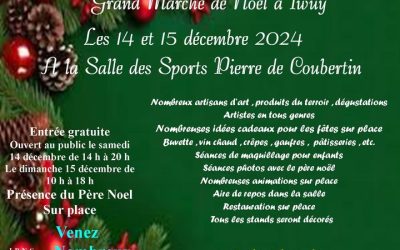 Grand marché de Noël – Les 14 et 15 décembre  2024 – Iwuy
